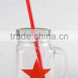 Set of 4 Cheap Hot Sale Screw Cap Star Mason Jar thumbnail-5