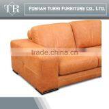 Modern Luxury Full Grain Leather Living Room Sofa Set thumbnail-4