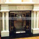 White Stone Fireplace thumbnail-1