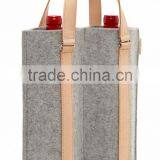 2017 Promotional Reusable Eco Non Woven Two Suits Wine Bottle Bags Beer Bottle Bags Red Wine Bags China Suppliers thumbnail-2