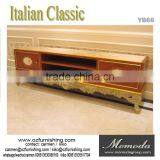 YB66 Door Drawer French Countryside Small Antique Furniture Sideboard thumbnail-6