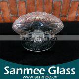 Oval Shape Glass Ice Cream Cup With Custom Embossed Patterns thumbnail-2