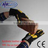 NMSAFETY Synthetic Leather With TPR Working Gloves thumbnail-1