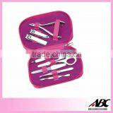 Fashion Item Purple Pouch 8pcs Manicure Pedicure Tools thumbnail-1