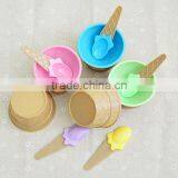 High Quality 2-Sets,Kids Ice Cream Bowl Spoon Set Cute Children Feeding Tableware Plastic Bowl thumbnail-3