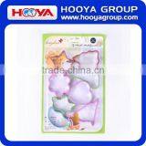 Set of 6 Christmas Themed Cookie Cutters Plastic With Soft Grip Edges Assorteed Designs Cookie Cutters thumbnail-3