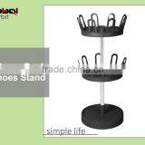 Home Furniture Simple Swivel ABS Slippers Rack, 2-tier Waterproof Shoe Rack thumbnail-3