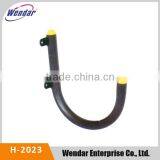 Sturdy Black Powder Coated Metal Steel Pipe Hook Wall Hook thumbnail-1