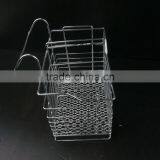 43005 Steel Wire Sink Basket Cutlery Holder Cooking Utensils Storage Kitchen Rack thumbnail-5