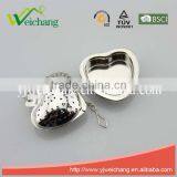 WCTS190 Good Quality Hot Sale Stainless Steel Heart Shape Funny Shape Tea Ball Tea Infuser With Tray thumbnail-1
