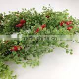 1.6 Meters Artificial Fake Grass Vine Garland With Red Peppers Fruits Vine thumbnail-2