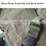 Camo or Solid 70D Nylon With PVC Coating Breathable Chest Fishing Waders With Adjustable Chest Belt thumbnail-3