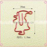 Christmas Red Satan Shaped Metal Paper Clip Gifts