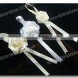 Wedding Invitations Decoration White Ribbon Flower thumbnail-1