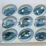 Water Drop Silver Back Sew on Crystal Stone Crystal Rhinestone for Garment Accessory thumbnail-2