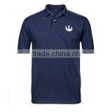 Mercerized Cotton Short Sleevce Polo Shirt Custom Embroidered Logo Polo Wholesale thumbnail-3