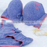 Fashionable Sexy Hot Girls Sets 2016 Latest Design Net Ladies Bra and Panties thumbnail-2