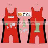 2012 Delicate Active Clothing Wrestling Singlets thumbnail-1
