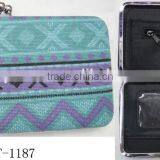 Fashion New Hot Popular Cotton Canvas Card Wallet for Girls thumbnail-2