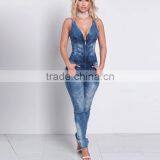 Zm50320b Women Long Trousers Jeans Sexy Hollow Out Slim Ladies Jumpsuits thumbnail-2