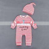 Cute Baby Red and Black Checked Romper and Pants 0utfit thumbnail-4