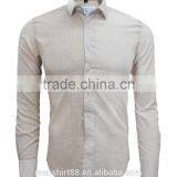 Latest Shirt Designs Fashional Linen&Cotton Special Contrast Slim Fit Shirts for Men thumbnail-2