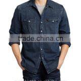 Wholesale Mens Clothing Denim Shirt 2017 thumbnail-1