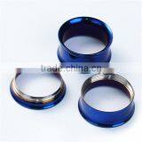 18mm Stainless Steel Ear Stretcher Expander Cylinder Blue Blue Body Piercing thumbnail-3