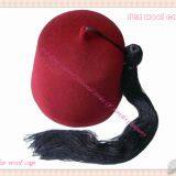 Fez Wool Cap / Turkish Cap / Fez Cap / Wool Cap / Muslim Wool Cap / Turkey Wool Cap