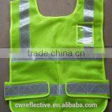 China High Visibility Wholesale Black Security Mesh Reflective Vest thumbnail-6