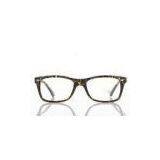 Cellulose Propionate Retro Eyeglass Frames For Mens In Fashion , Black Rectangular Shaped thumbnail-1