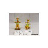 Terracotta Rabbit on Swing,2asst. thumbnail-1