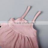 B22220A Infant Baby Autumn Clothing Sets Sweet Baby Long Sleeve Blouse and Sling Dress Sets thumbnail-6