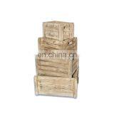 Custom Design Large Various Colour Fancy Square Shape Fumigated Wooden Crate thumbnail-3