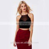 Triada Black Round Neck Net Lace Bralet Top thumbnail-6