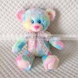 Rainbow Cute Hot Sale Plush Teddy Bear Toy thumbnail-1