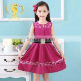 Hand Embroidery Designs Smart Casual Girl Denim Dress for Girls Kids thumbnail-5