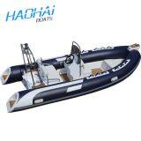 15.7 ft Rigid Hull Inflatable Boat Fiberglass Rib 480 for Sale Inflatable Rib Tender thumbnail-2
