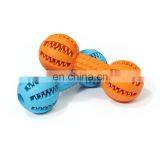 Durable Nontoxic Rubber Interactive IQ Dental Treat Teeth Cleaning Toy for Dogs thumbnail-6