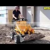 CHINA HYSOON HY380 MINI BACKHOE LOADER WITH ACCESSORIES thumbnail-1