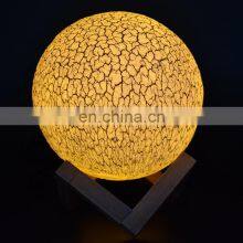 8-20cm 3D Printing Creative Novelty Gift Moon Desk Table Lamp With Remote Control thumbnail-2