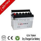 Wholesale 12V 70AH Dry Charged Battery Factory thumbnail-1