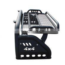 4x4 Offroad Accessories Universal Black Sport Roll Bar With Roof Rack For Hilux Navara NP300 D40 D22 Isuzu Ford Ranger thumbnail-2