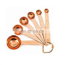 Copper Color Measuring Big Spoons