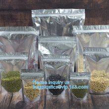 Pack Packaging Reusable Aluminium Foil Zip Lock Stand Up Food Pouches Bags With Tear Notch For Food Storage, Bagease thumbnail-5