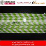 Green& White Striped Paper Straws