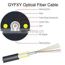 CCTV Cable Uni Tube Non-Armored Single Mode 8 Core Optical Fiber Cable GYFXY thumbnail-2
