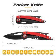 Outdoor Folding Knife Aluminum Alloy Handle Pocket Knife Jungle Survival Self-defense Portable Self-defense Knife thumbnail-3