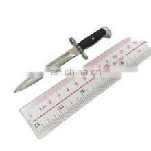 Fixed Blade Knife Mini Stainless Steel Knife Easy to Carry Wooden Handle Knife for Outdoor Home Gift thumbnail-1