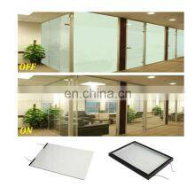 High Quality EVA Frosted Window Self Adhesive Glass Smart Film Building Decorative Electric Glass Tint Smart Glass PDLC Film thumbnail-3